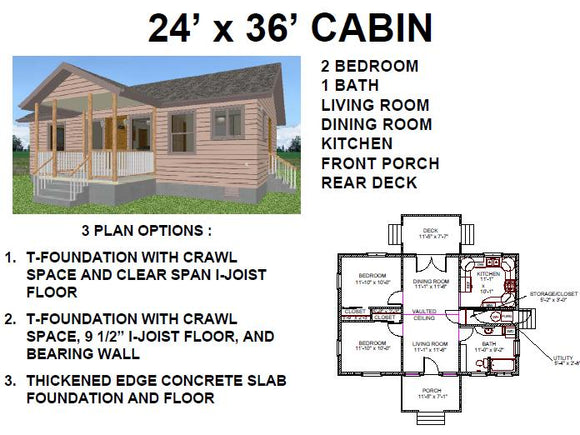 24 X 36 Cabin