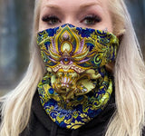 2 PACK Royal Elephant Face Mask - Tube Bandana - Elevated Lyfe