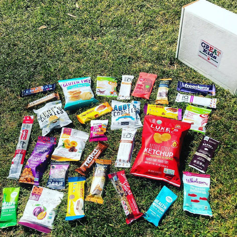 GREAT Kids Snack Box - Healthy Organic All Natural Snacks Monthly Subscription Gluten Free