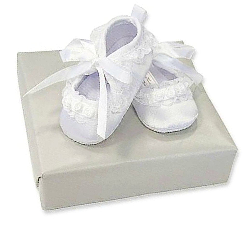 baby girl baptism shoes