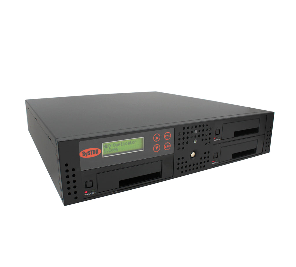 1 to 2 SATA 300MB/S Rackmount Hard Disk Drive / Solid State Drive (HDD/SSD) Duplicator & Sanitizer (SYS02HD300RM-DP)