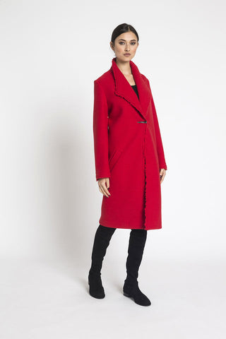 Jane Daniels Red Wool Palace Coat