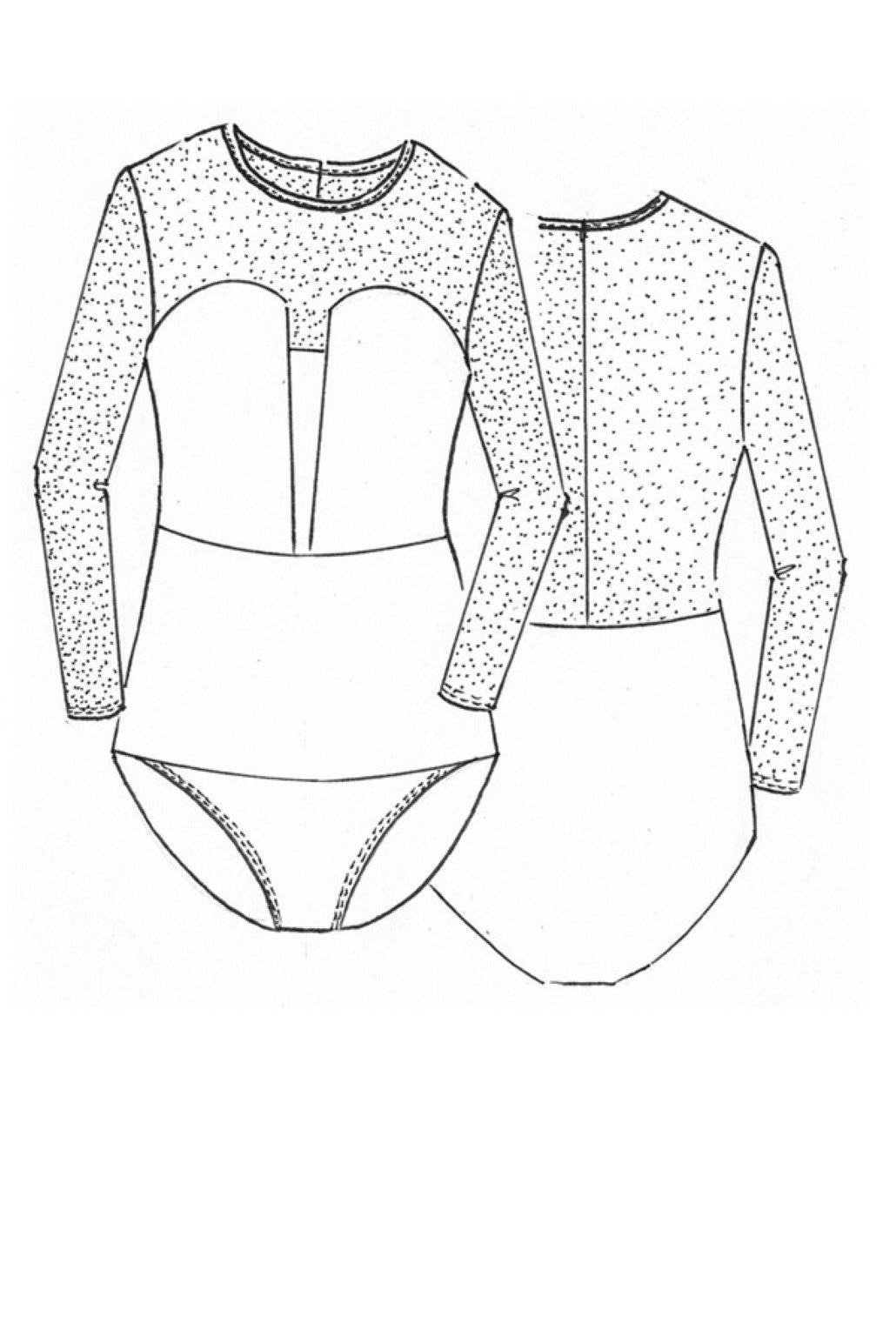 Originals Graphic Bodysuit - Idealiza Print