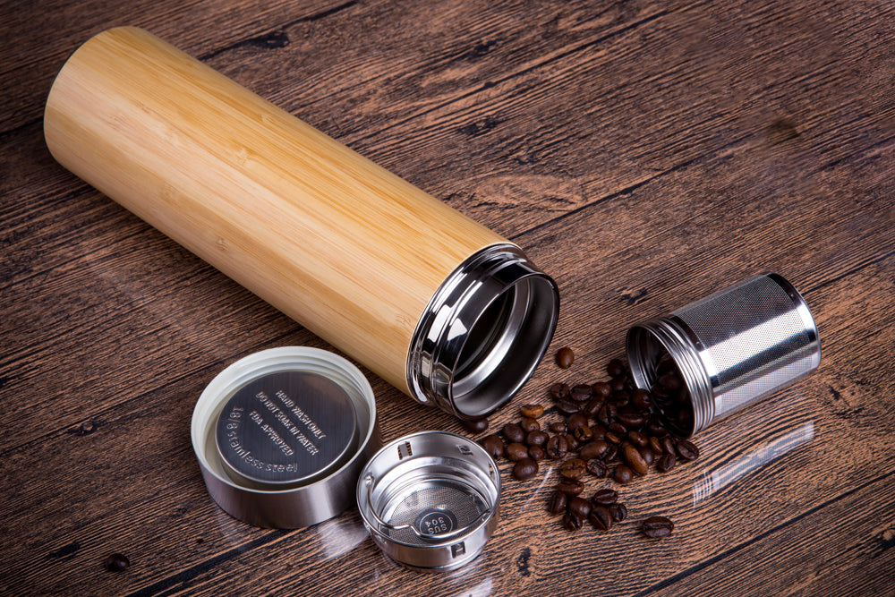 bamboo thermal flask