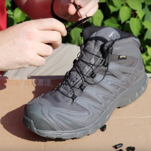 salomon lacing system