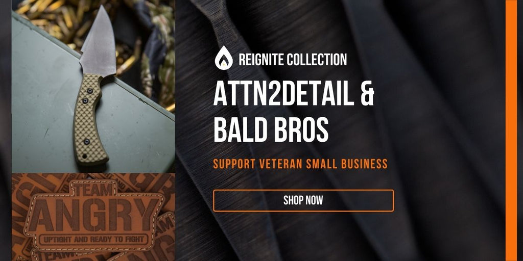 the Reignite Collection - limited edition collection handmade by veteran small businesses