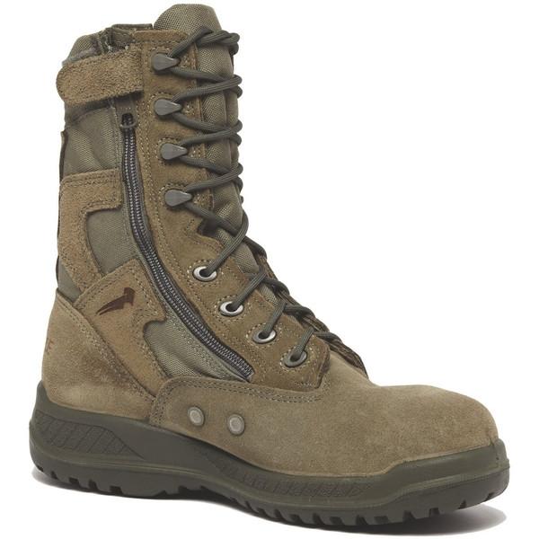 side zip tactical boots with safety toe