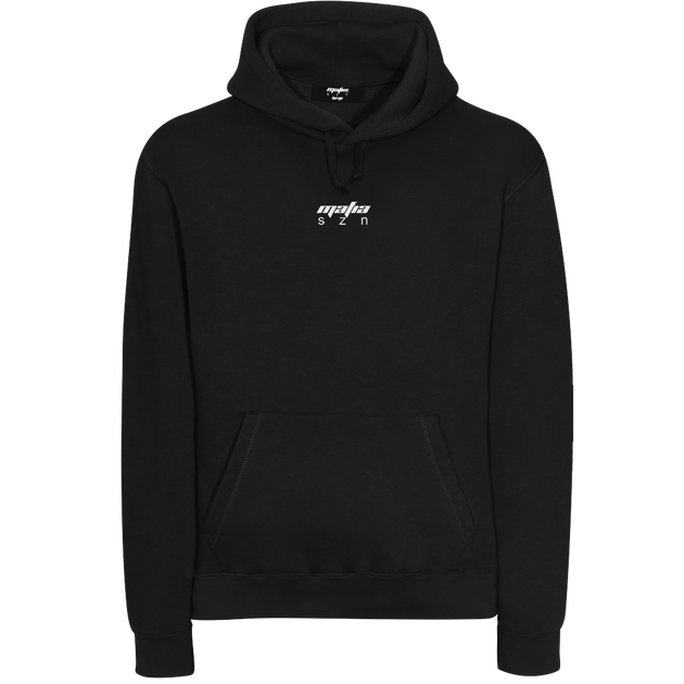 FADED HOODIE - BLACK/WHITE – MAFIA SZN