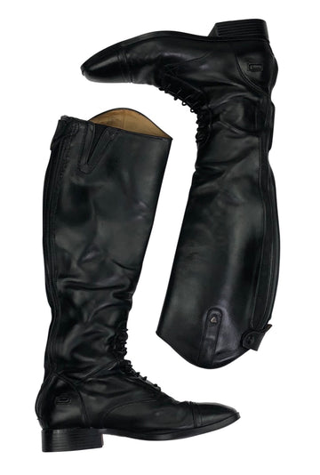 ariat challenge contour square toe field zip riding boot