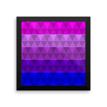 Trans Flag Framed poster, Poster, HEED THE HUM