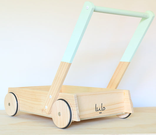 kids wooden trolley