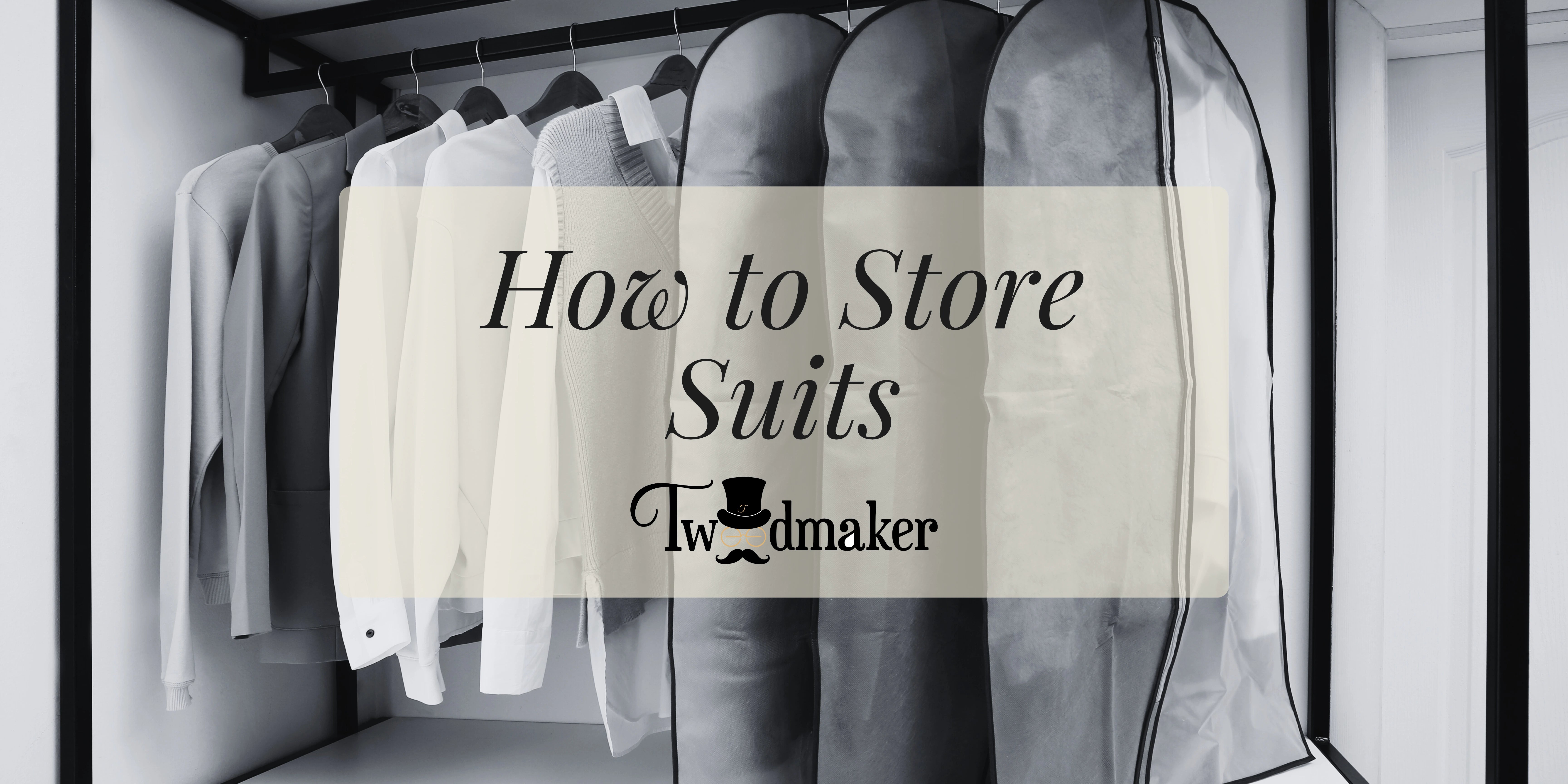 how to store suits