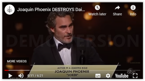 Joaquin Phoenix talks about the dairy industry