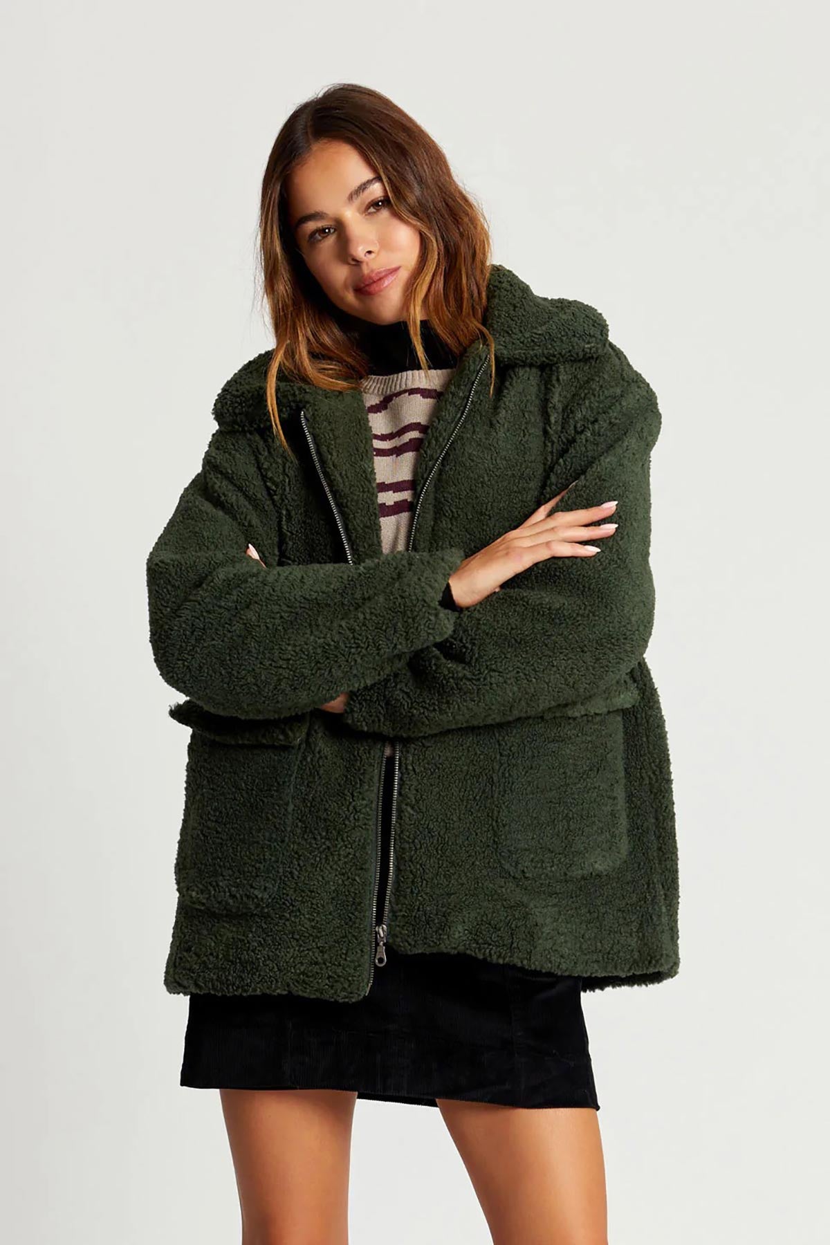 Komodo Acer Recycled PET Fleece Jacket In Green – Mia Strada London