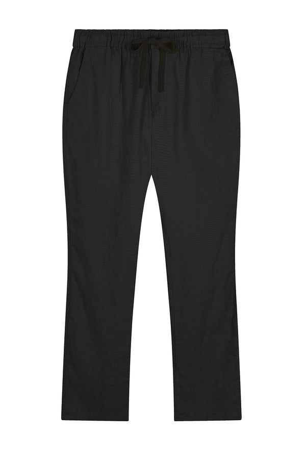 High Rise Linen Wide-Leg Pants for Women