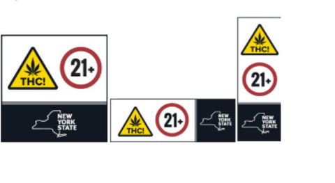 New York Universal Symbols for safe cannabis practices