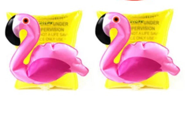 flamingo arm floaties