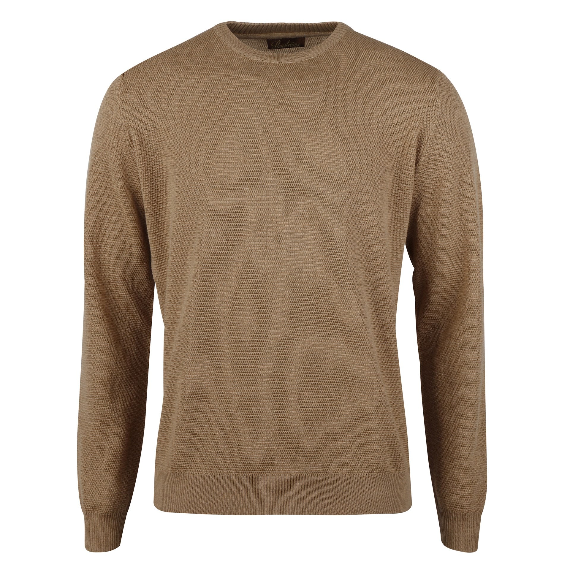 Stenstroms - Textured Merino Crew Neck Beige – Boutique Jacques ...