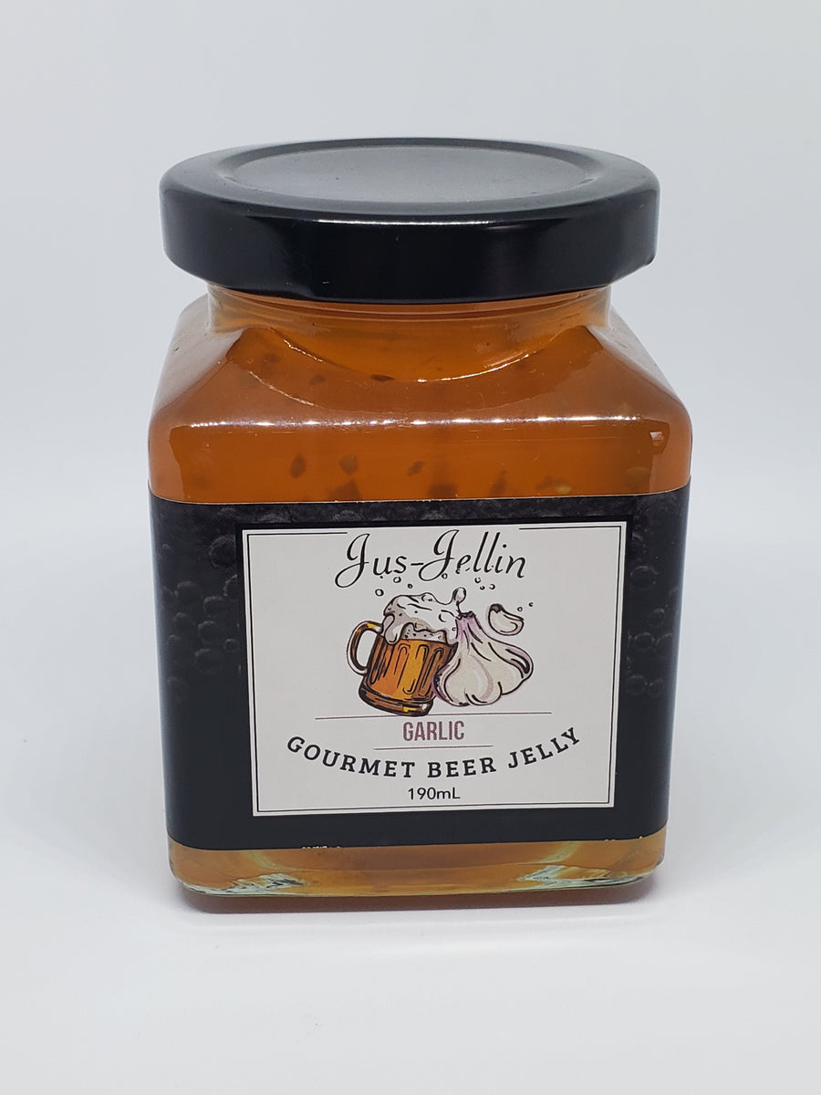 Jus-Jellin Garlic Gourmet Beer Jelly – The Spice Co.