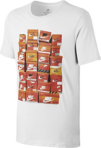 nike shirt with shoe boxes