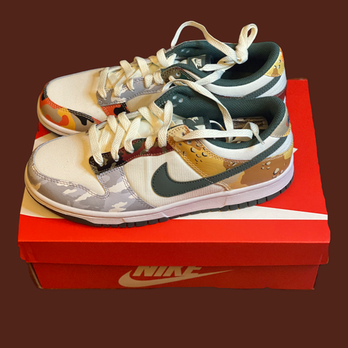 Nike Dunk Low Sail Multi-Camo (GS)