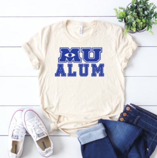 MU Alum Shirt, Monsters inc shirt, Monsters University shirt – Carolina ...