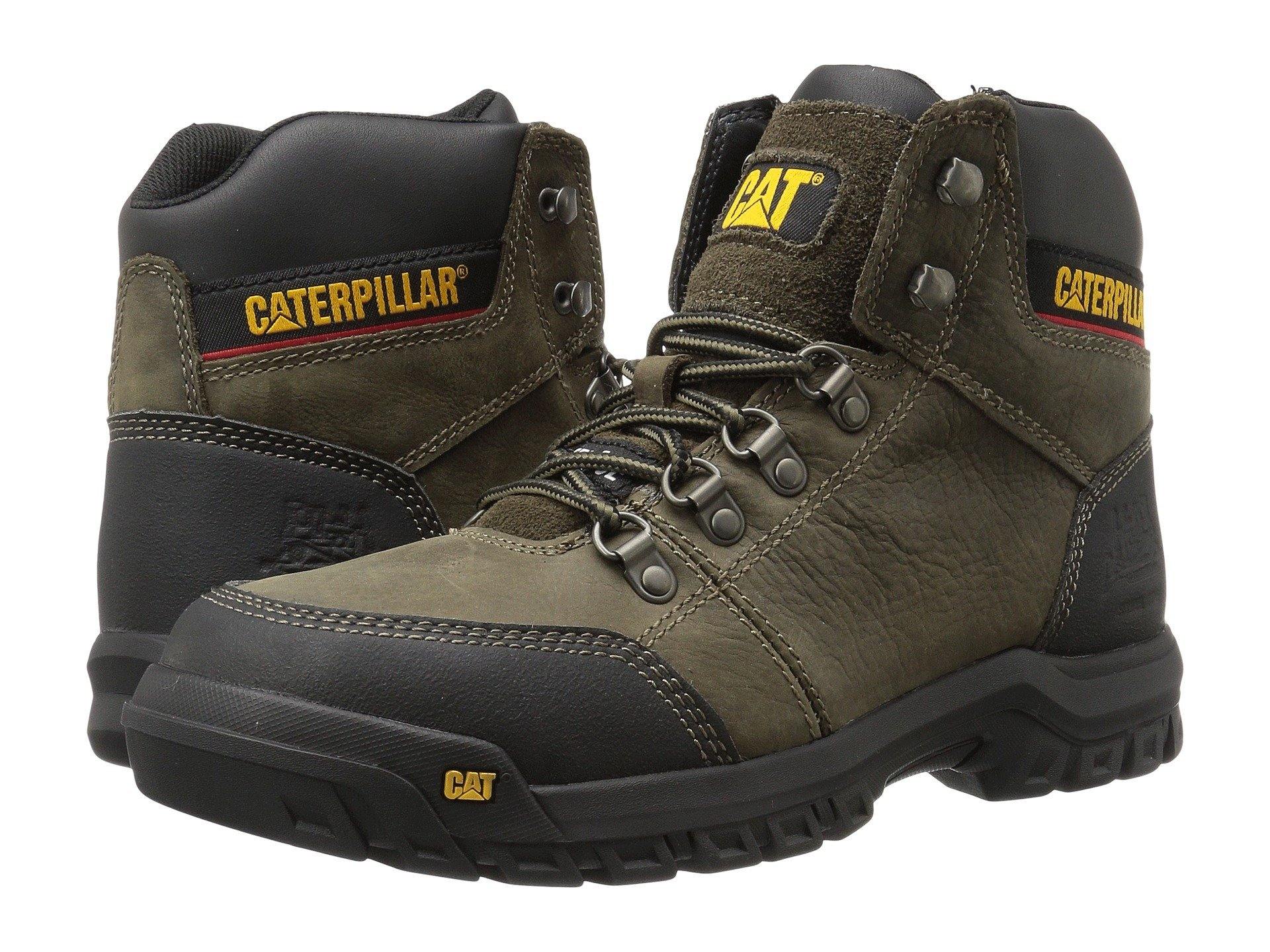 caterpillar men's outline steel toe work boot