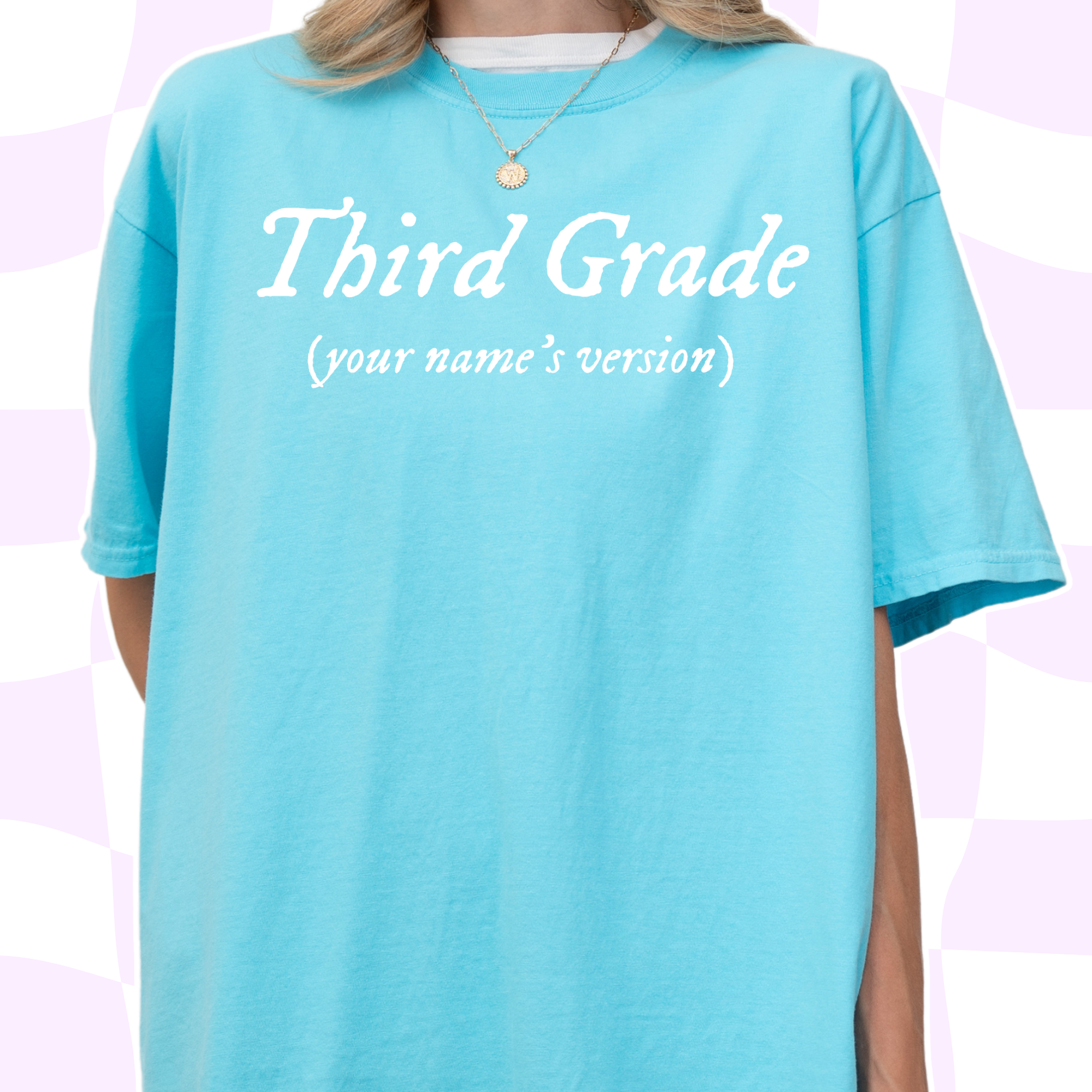 Custom Teacher's Version Third Grade Tee