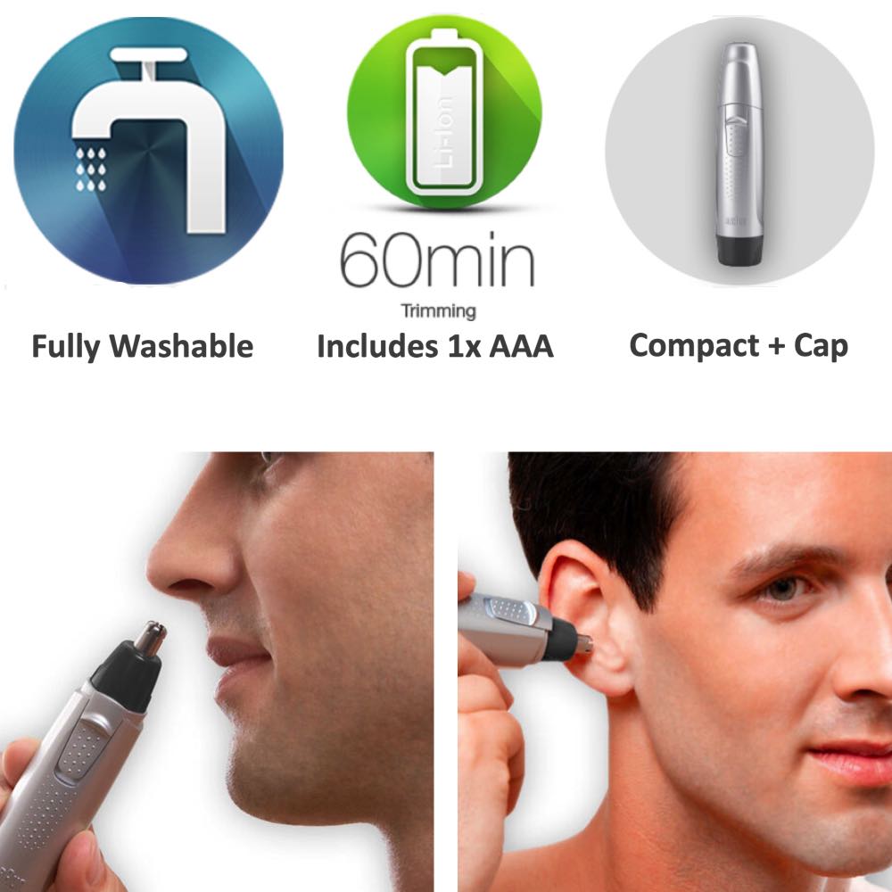 battery nose hair trimmer