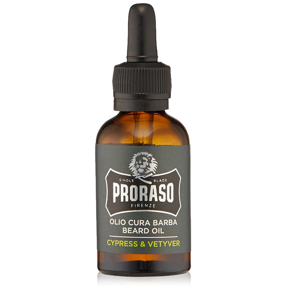 ÎÏÎ¿ÏÎ­Î»ÎµÏÎ¼Î± ÎµÎ¹ÎºÏÎ½Î±Ï Î³Î¹Î± PRORASO BEARD OIL CYPRESS & VETYVER 30ml