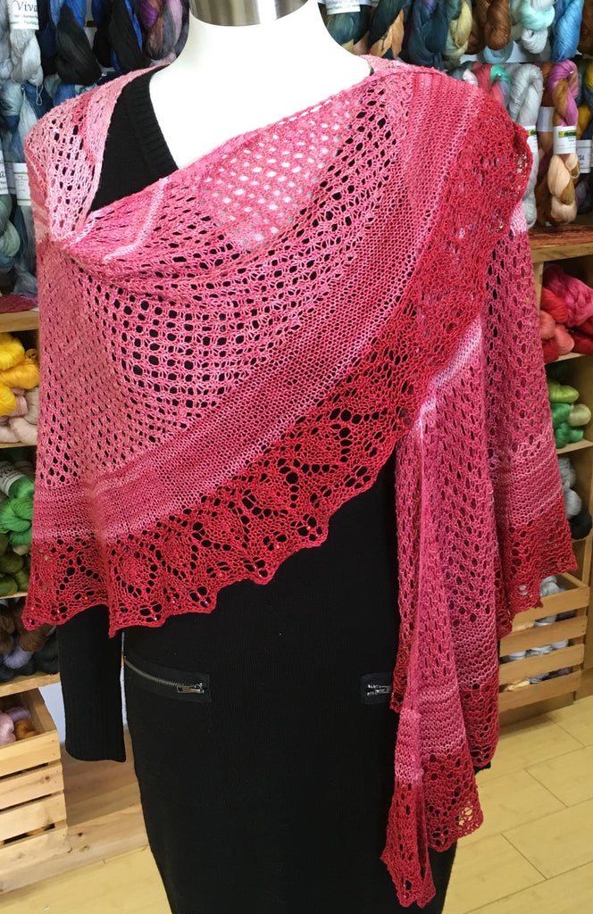 Symmetrical Asymmetry Shawl Pattern – Fiberlady