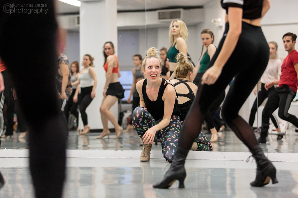 Lizz Picini teaching at Broadway Dance Center