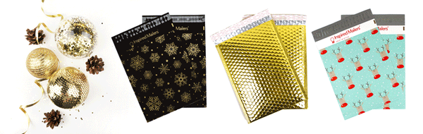 Holiday Poly Mailers