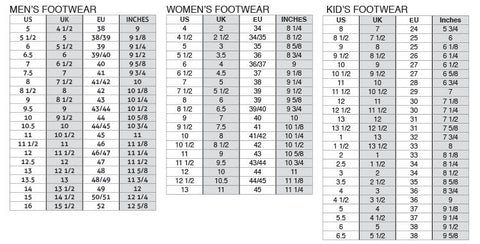 diadora shorts size chart
