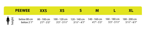 diadora size chart cm