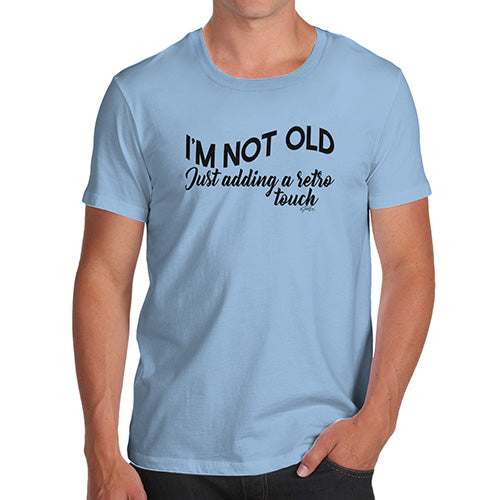 Tshirts Men Funny I'm Old Men's T-Shirt Large Sky Blue – Berry Prints