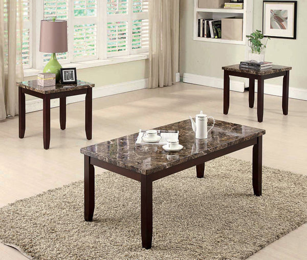 Faux Marble Coffee Table Set Yvonne S Furniture