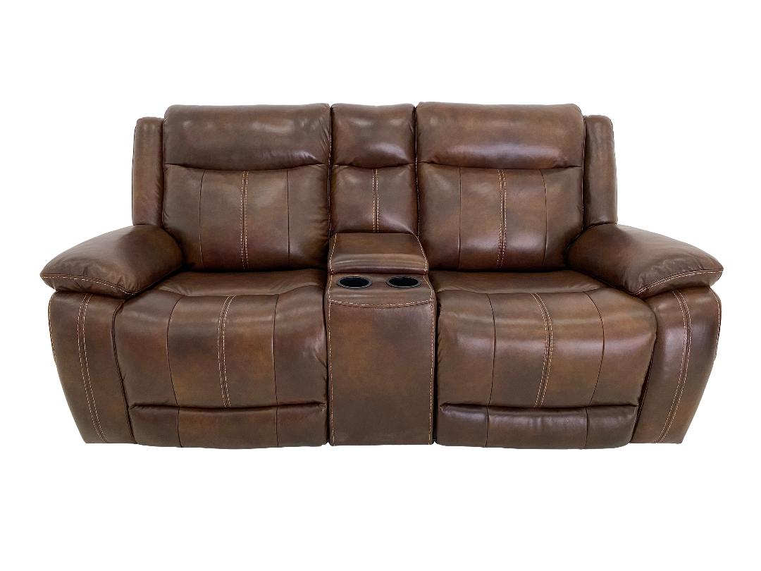 owen leather power reclining sofa