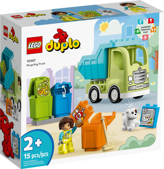 LEGO DUPLO 10948 - Juego de estacionamiento y lavado de autos, juguete de  aprendizaje para niños pequeños con garaje, gasolinera y autos de juguete