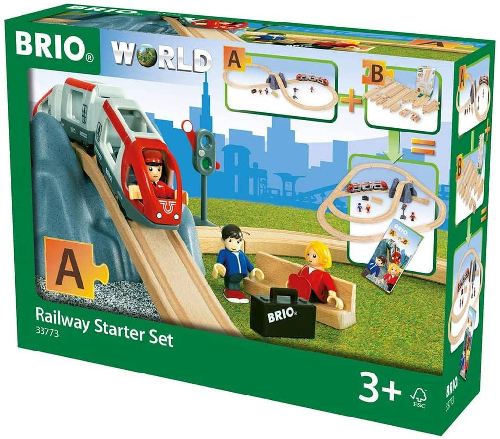 BRIO World - 33319 Battery Operated Action Train | 3 Piece Toy Train for  Kids Ages 3 and Up