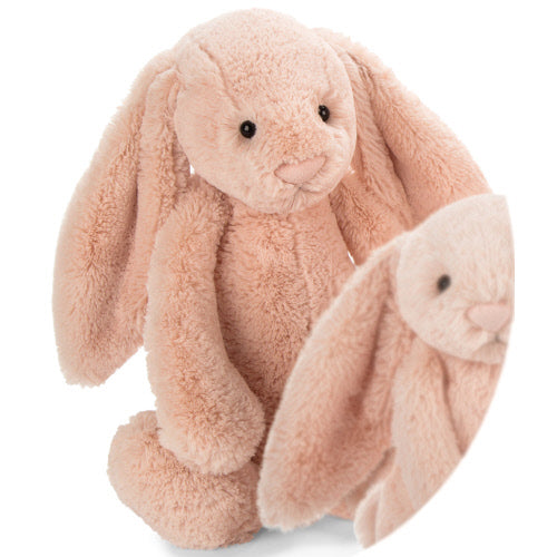 Doudou Et Compagnie - Bunny Stuffed Plush Animal with Pom Pom Tail