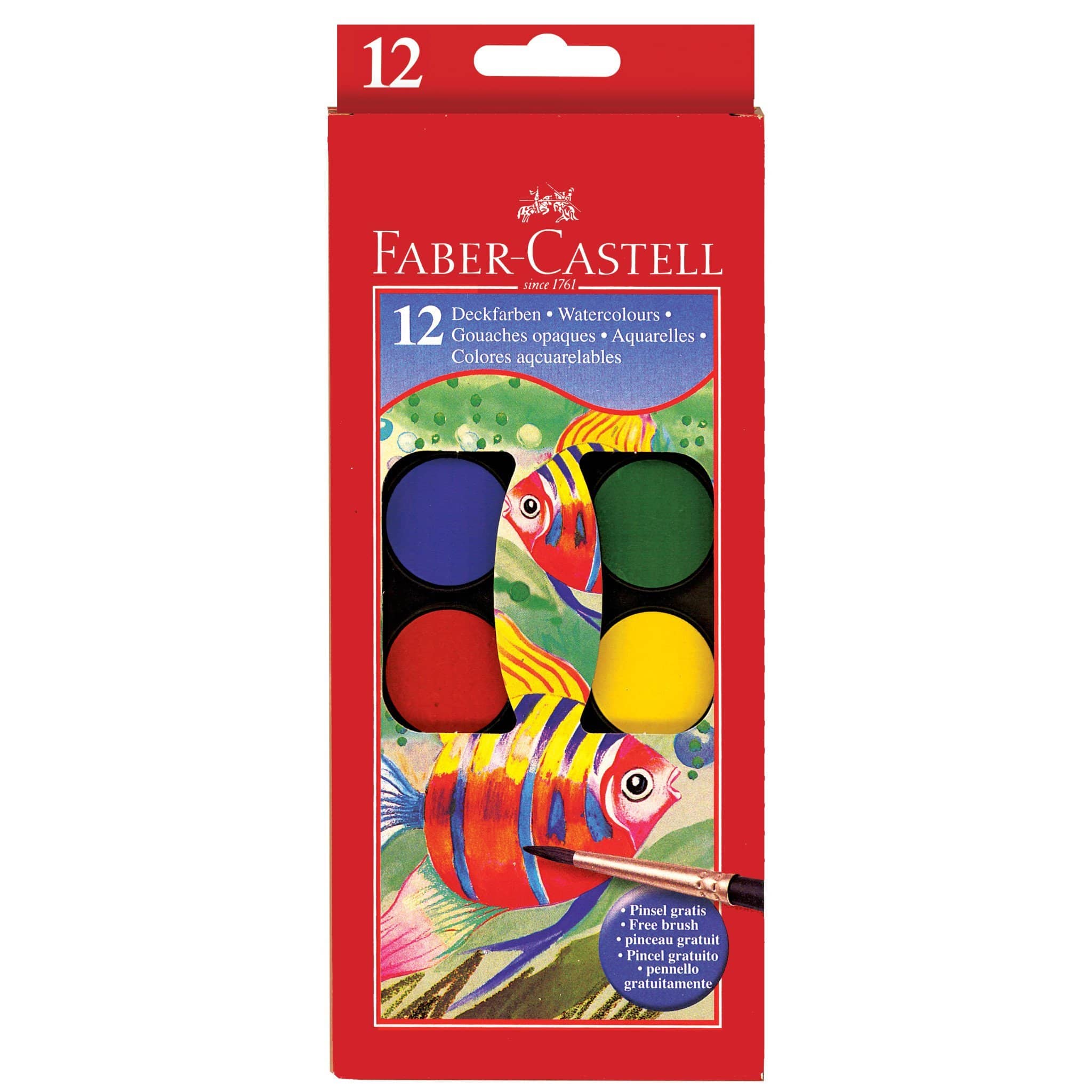 Faber-Castell Tempera Paint 8 oz Orange