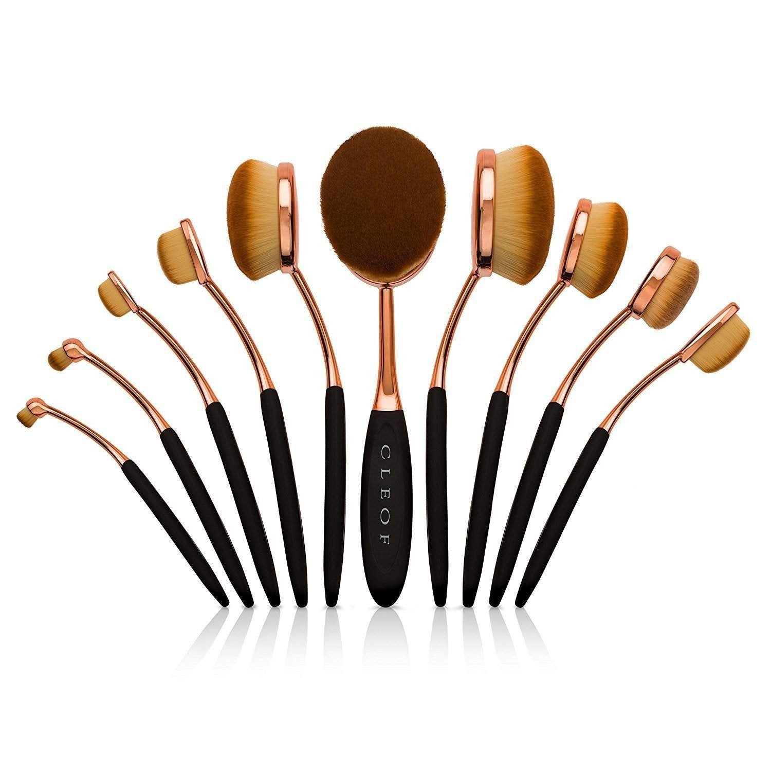 Makeup Brushes Rose Gold – CLEOF COSMETICS