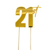 Cake Toppers Metal | Milestone Numbers | Gold, Silver, Rose Gold