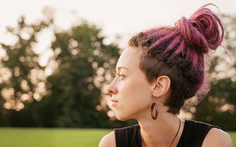 dry color-treated hair