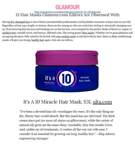 Glamour.com Hair Masks