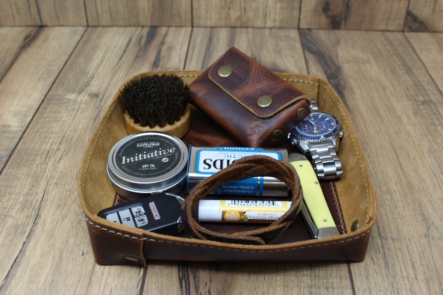 Leather Valet Tray | Camo | Orvis