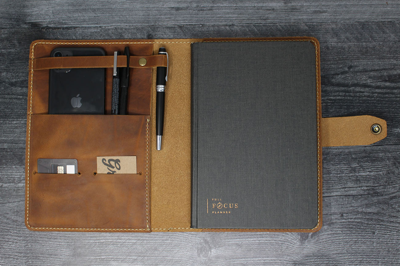 Leuchtturm1917 / A5 Bullet Journal Leather Cover - GROWLEY LEATHER CO.