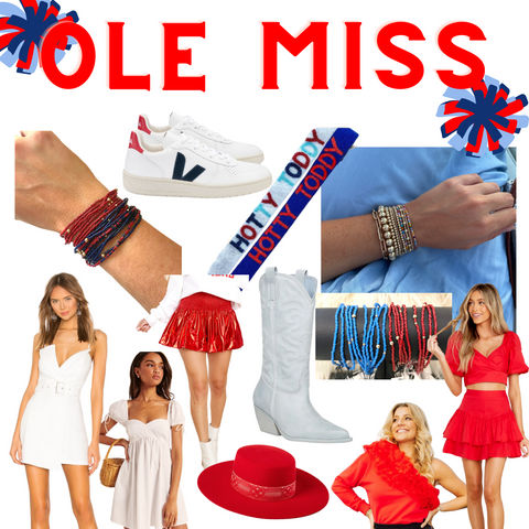 ole miss outfits and jewelry