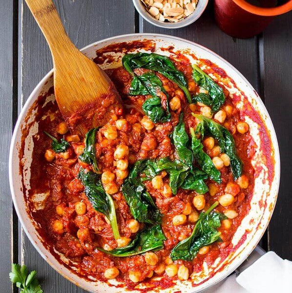 Spanish Chickpea and Spinach Stew - Unique Muscle